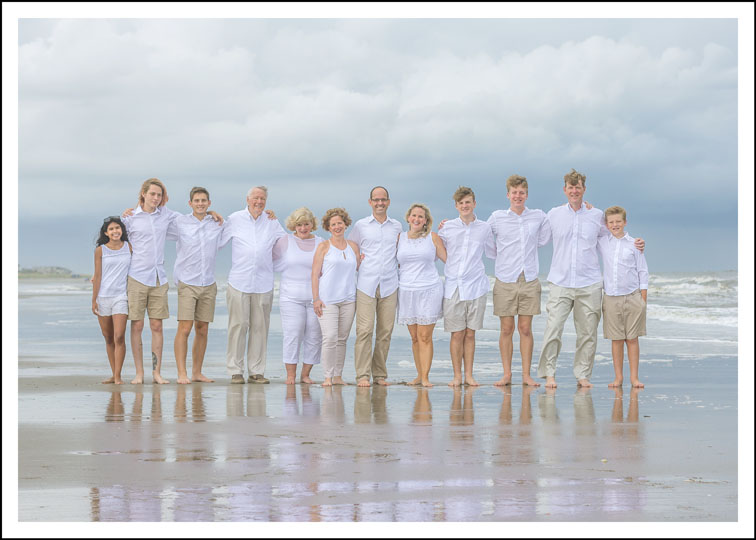 family beach portrait Isle of Palms