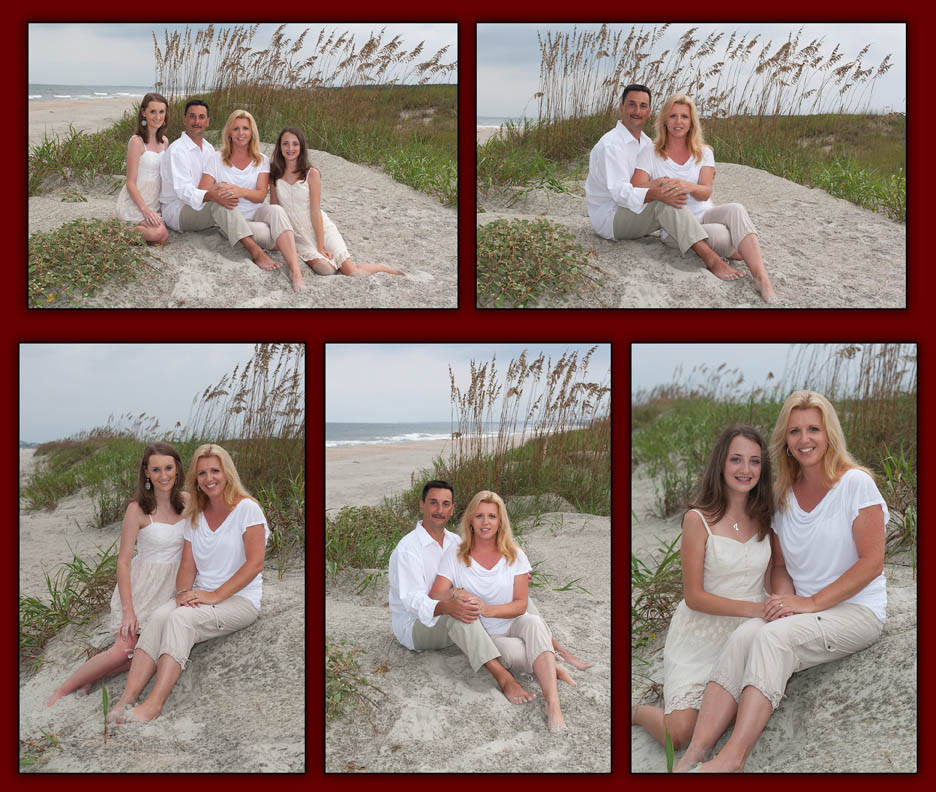 family portrait, beach portrait, beach family portrait, Charleston photographer, family photographer, Mount Pleasant photographer