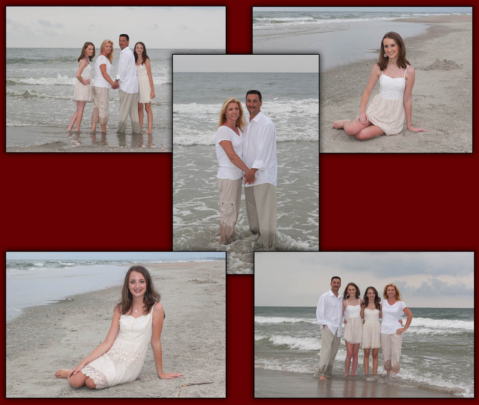 family portrait, beach portrait, beach family portrait, Charleston photographer, family photographer, Mount Pleasant photographer