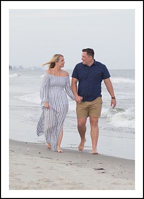 engagement on beach