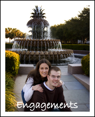 Waterfront Park, Charleston engagement portrait session