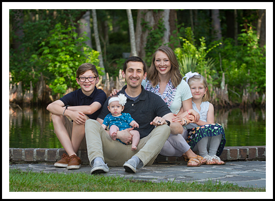 family portrait, location portrait, Summerville photographer, family photographer, Charleston photographer, Azalea Park